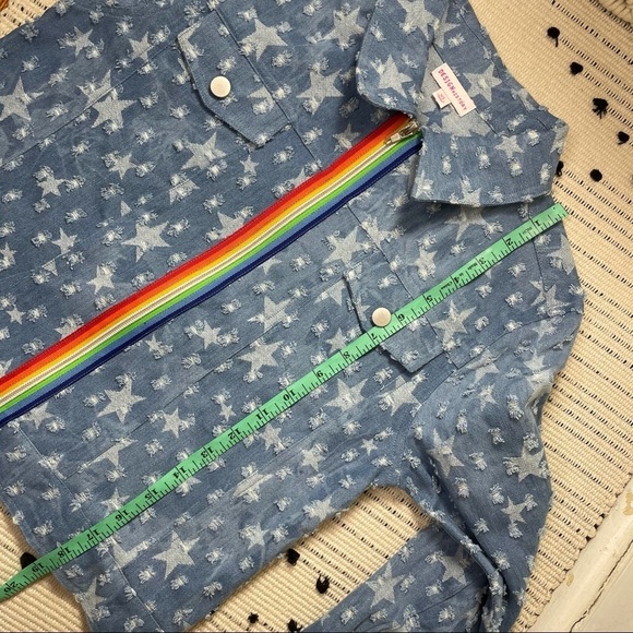 Design History Star Chambray Rainbow Kids Jacket - Picture 7 of 10